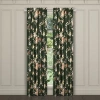 Queen Street Brianna Rod Pocket Room Darkening Set Of 2 Curtain Panel In Green