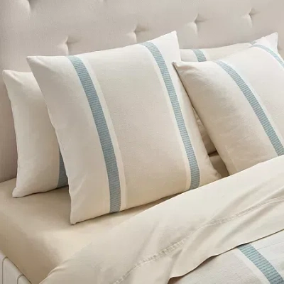 Queen Street Brisa Reversible Euro Sham In Blue