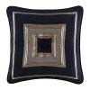 Queen Street Brooke Square Throw Pillow In Black