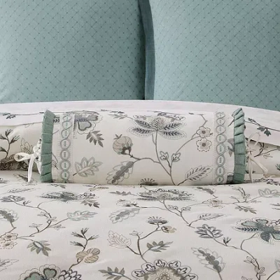 Queen Street Brookside Bolster Throw Pillow In Blue