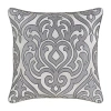 Queen Street Bylthe Pewter Square Throw Pillow In Gray
