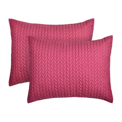 Queen Street Cabo Pillow Sham In Pink