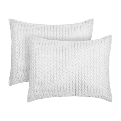 Queen Street Cabo Pillow Sham In White