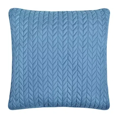 Queen Street Cabo Square Throw Pillow In Blue