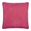 Queen Street Cabo Square Throw Pillow In Pink