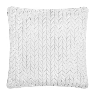 Queen Street Cabo Square Throw Pillow In White