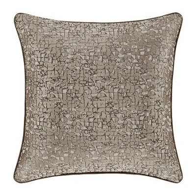 Queen Street Calgary 20x20 Square Throw Pillow In Sand
