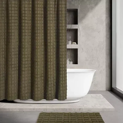 Queen Street Carter Shower Curtain In Green