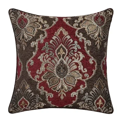 Queen Street Chandler Square Throw Pillow In Brown