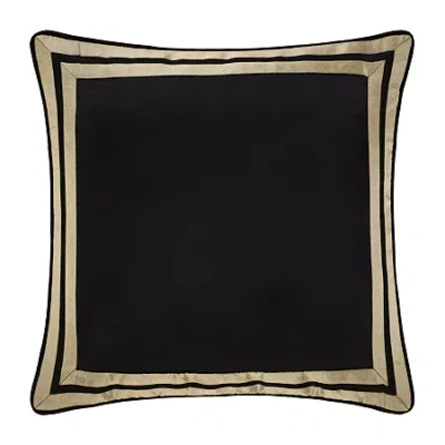 Queen Street Charleston Black Embellished Euro Sham
