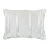 Queen Street Charleston Boudoir Rectangular Throw Pillow In Silver