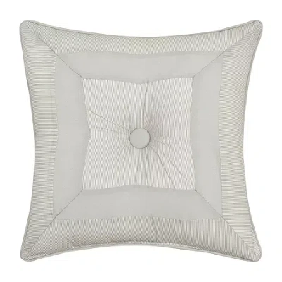 Queen Street Charlotte Square Throw Pillow In Green