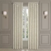 Queen Street Coralie Rod Pocket Room Darkening Set Of 2 Curtain Panel In Sand