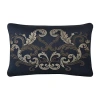 Queen Street Cranford Rectangular Throw Pillow In Blue