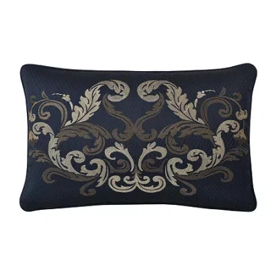 Queen Street Cranford Rectangular Throw Pillow In Blue