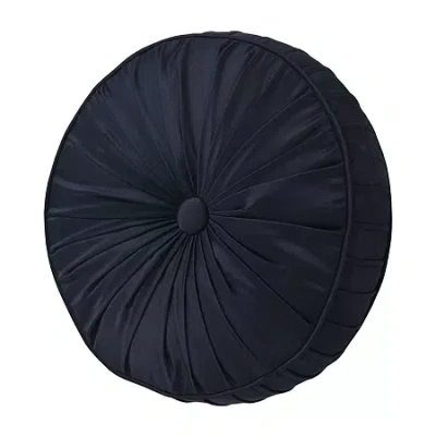 Queen Street Cranford Round Throw Pillow In Blue