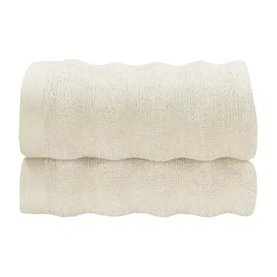 Queen Street Crete 2-pc. Washcloth In White