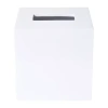 Queen Street Cutting Edge Tissue Box Cover In White