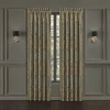 Queen Street Dayton Rod Pocket Light-filtering Set Of 2 Curtain Panel In Green