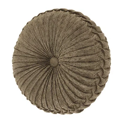 Queen Street Dayton Round Throw Pillow In Sand