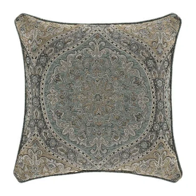 Queen Street Dayton Square Throw Pillow In Green