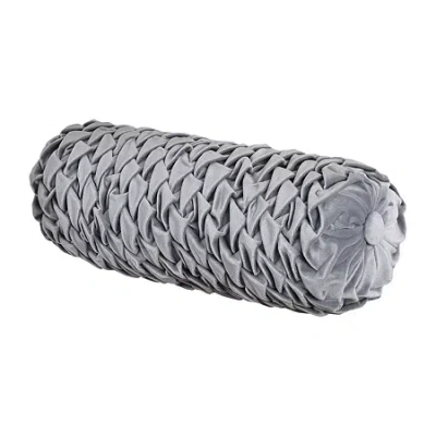 Queen Street Del Toro Cylinder Throw Pillow In Blue