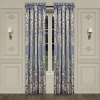 Queen Street Del Toro Rod Pocket Energy Saving Light-filtering Set Of 2 Curtain Panel In Blue