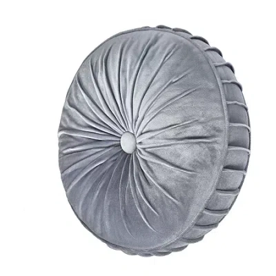 Queen Street Del Toro Round Throw Pillow In Blue