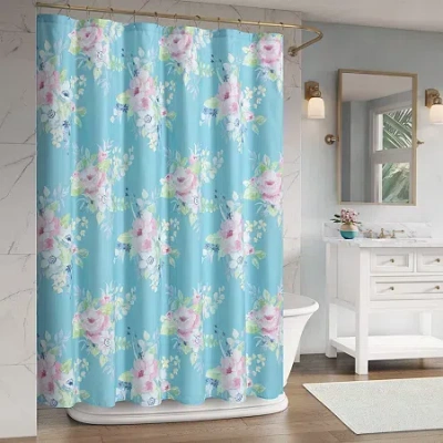 Queen Street Edessa Shower Curtain In Blue