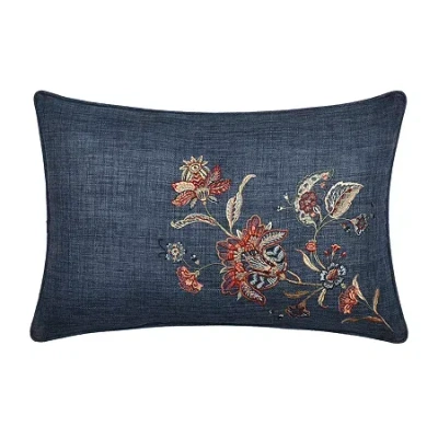 Queen Street Eveleth Rectangular Throw Pillow In Blue