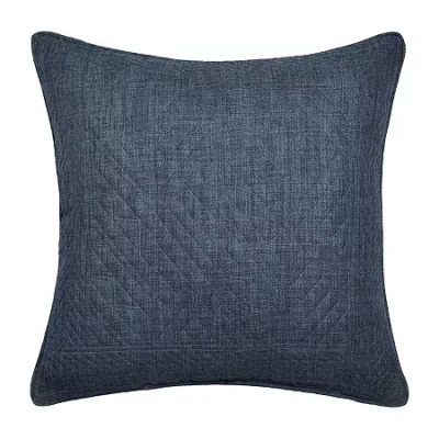 Queen Street Eveleth Square Throw Pillow In Blue