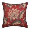 Queen Street Eveleth Square Throw Pillow In Red