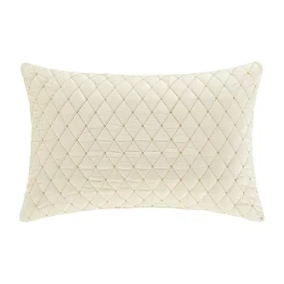 Queen Street Gabriel Winter White Rectangular Throw Pillow