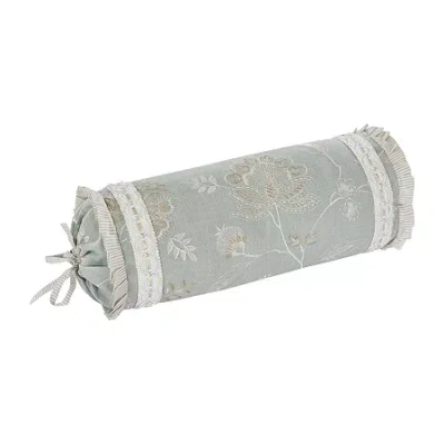 Queen Street Gabrielle Cylinder Throw Pillow In Green