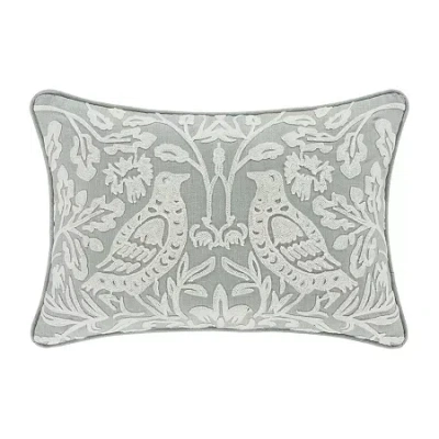 Queen Street Gabrielle Rectangular Throw Pillow In Green