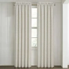 Queen Street Gabrielle Rod Pocket Energy Saving Light-filtering Set Of 2 Curtain Panel In White