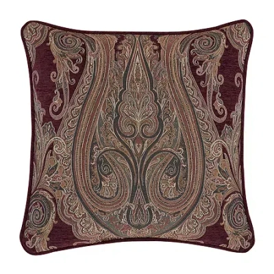 Queen Street Georgia Square Throw Pillow In Red
