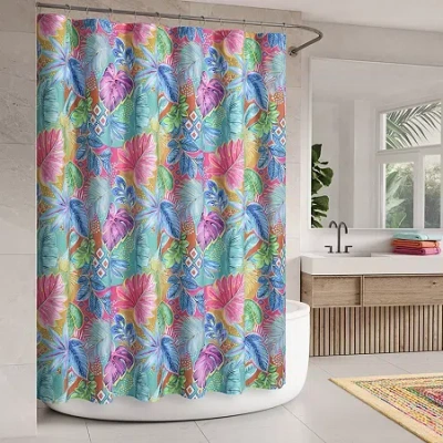 Queen Street Hana Shower Curtain In Blue