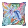 Queen Street Hana Square Throw Pillow In Blue
