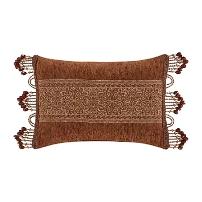 Queen Street Harvena Rectangular Throw Pillow In Brown