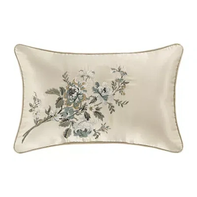 Queen Street Jillian Rectangular Throw Pillow In White