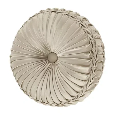 Queen Street Jillian Round Throw Pillow In White