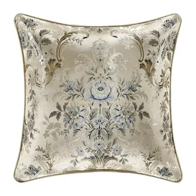 Queen Street Jillian Square Throw Pillow In Blue