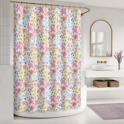 Queen Street Josie Shower Curtain In Blue