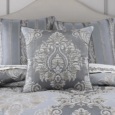 Queen Street Kaela Square Throw Pillow In Blue