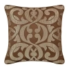 Queen Street La Grande Copper Square Throw Pillow In Brown