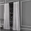 Queen Street Lafayette Rod Pocket Sheer Single Curtain Panel In Gray
