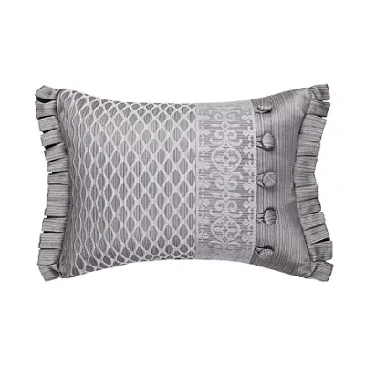 Queen Street Lafayette Square Throw Pillow In Silver