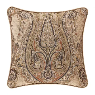 Queen Street Lakeview 20x20 Beige Square Throw Pillow In Sand