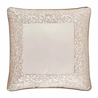 Queen Street Lambert 18x18 Square Throw Pillow In White